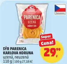 Penny Market SÝR PARENICA KARLOVA KORUNA uzená nabídka