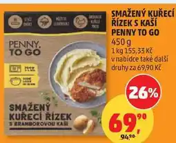 Penny Market SMAŽENÝ KUŘECÍ ŘÍZEK S KAŠÍ PENNY TO GO nabídka