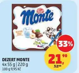 Penny Market DEZERT MONTE nabídka