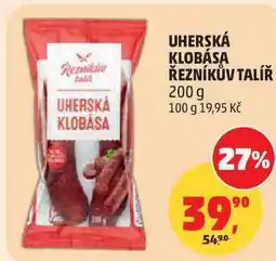 Penny Market UHERSKÁ KLOBÁSA ŘEZNÍKŮV TALÍŘ nabídka
