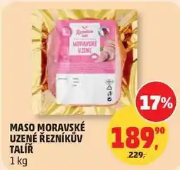 Penny Market MASO MORAVSKÉ UZENÉ ŘEZNÍKŮV TALÍŘ nabídka