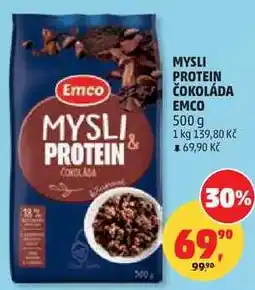 Penny Market MYSLI PROTEIN ČOKOLÁDA EMCO nabídka