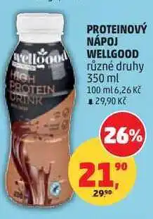Penny Market PROTEINOVÝ NÁPOJ WELLGOOD různé druhy nabídka
