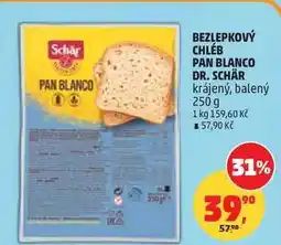 Penny Market BEZLEPKOVÝ CHLÉB PAN BLANCO DR. SCHÄR krájený, balený nabídka
