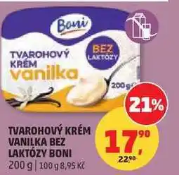 Penny Market TVAROHOVÝ KRÉM VANILKA BEZ LAKTÓZY BONI nabídka