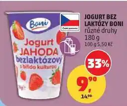 Penny Market JOGURT BEZ LAKTÓZY BONI různé druhy nabídka