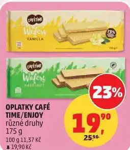 Penny Market OPLATKY CAFÉ TIME/ENJOY různé druhy nabídka