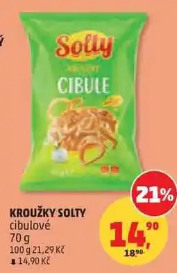 Penny Market CIBULE KROUŽKY SOLTY cibulové nabídka