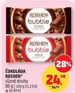 Penny Market ČOKOLÁDA ROSHEN různé druhy nabídka