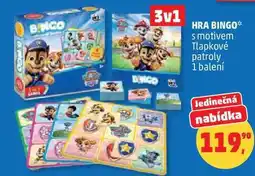 Penny Market HRA BINGO s motivem Tlapkové patroly, 1 balení nabídka