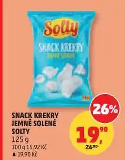 Penny Market SNACK KREKRY JEMNĚ SOLENÉ SOLTY nabídka