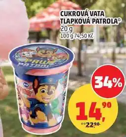 Penny Market CUKROVÁ VATA TLAPKOVÁ PATROLA nabídka