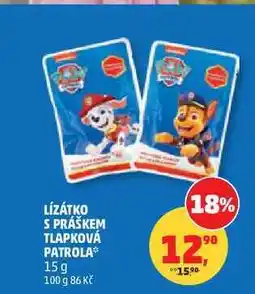 Penny Market LÍZÁTKO S PRÁŠKEM TLAPKOVÁ PATROLA nabídka