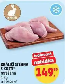 Penny Market KRÁLIČÍ STEHNA S KOSTÍ mražená nabídka
