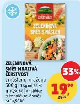 Penny Market ZELENINOVÁ SMĚS MRAZIVÁ ČERSTVOST s máslem, mražená nabídka