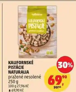 Penny Market KALIFORNSKÉ PISTÁCIE NATURALIA pražené nesolené nabídka