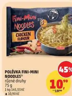 Penny Market POLÉVKA FINI-MINI NOODLES různé druhy nabídka