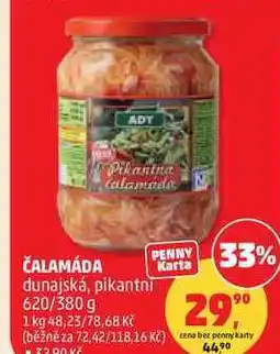 Penny Market ČALAMÁDA dunajská, pikantni, 620/380 g nabídka
