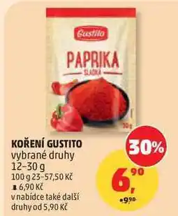 Penny Market KOŘENÍ GUSTITO vybrané druhy nabídka