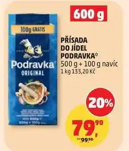Penny Market PŘÍSADA DO JÍDEL PODRAVKA, 500 g + 100 g navíc nabídka