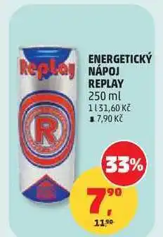 Penny Market ENERGETICKÝ NÁPOJ REPLAY nabídka