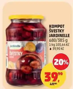 Penny Market KOMPOT ŠVESTKY JARDINELLE, 680/385 g nabídka