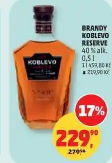 Penny Market BRANDY KOBLEVO RESERVE 40% alk nabídka