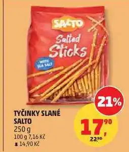 Penny Market TYČINKY SLANÉ SALTO nabídka