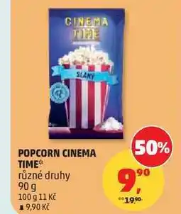 Penny Market POPCORN CINEMA TIME různé druhy nabídka