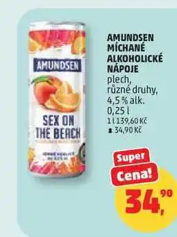 Penny Market AMUNDSEN MÍCHANÉ ALKOHOLICKÉ NÁPOJE plech, různé druhy, 4,5% alk nabídka