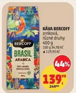 Penny Market KÁVA BERCOFF zrnková, různé druhy nabídka