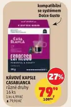 Penny Market KÁVOVÉ KAPSLE CASABLANCA různé druhy, 16ks nabídka