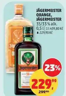 Penny Market JÄGERMEISTER 35/33% alk nabídka