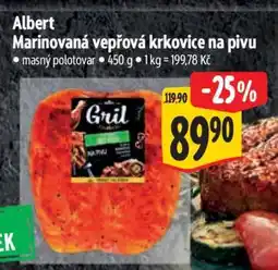 Albert Albert Marinovaná vepřová krkovice na pivu nabídka