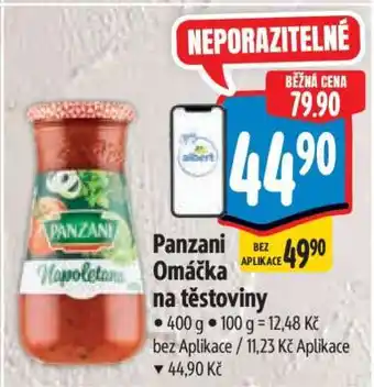Albert Panzani Omáčka na těstoviny nabídka