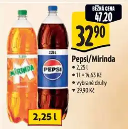Albert Pepsi, Mirinda nabídka