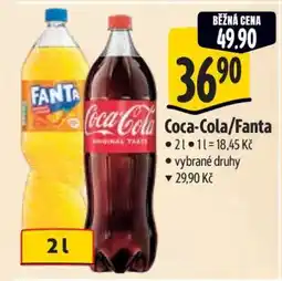 Albert Coca-Cola, Fanta nabídka