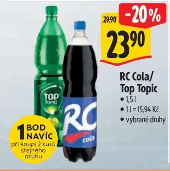 Albert RC Cola, Top Topic nabídka