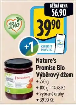 Albert Nature’s Promise Bio Výběrový džem nabídka