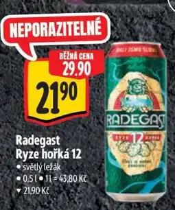 Albert Radegast Ryze Hořká 12 nabídka
