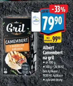 Albert Albert Camembert na gril nabídka