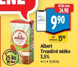 Albert Albert Trvanlivé mléko 3,5% nabídka
