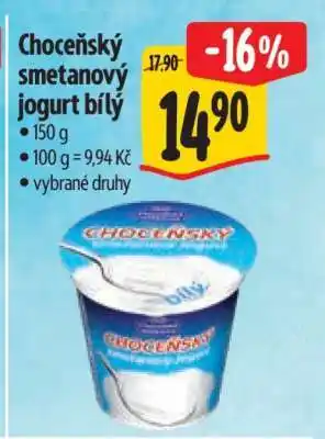 Albert Choceňský Smetanový jogurt bílý nabídka
