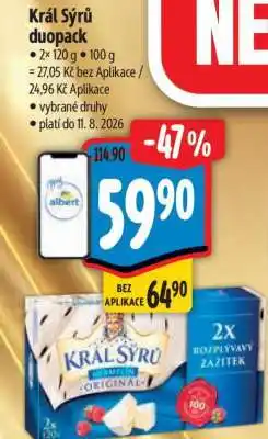 Albert Král Sýrů duopack nabídka