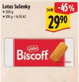 Albert Lotus sušenky nabídka