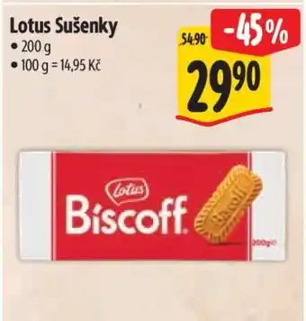 Lotus sušenky