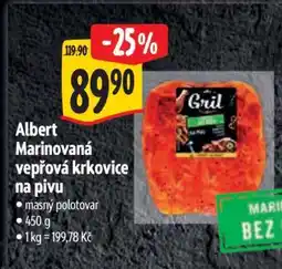 Albert Albert Marinovaná vepřová krkovice na pivu nabídka