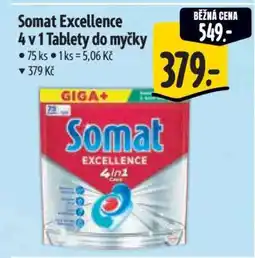 Albert Somat Excellence 4 v 1 Tablety do myčky nabídka