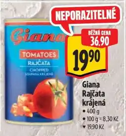 Albert Giana Rajčata krájená nabídka