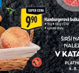 Albert Hamburgerová bulka nabídka